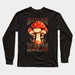 mushrooms Long Sleeve T-Shirt